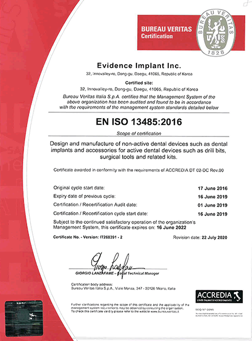 Certificate Full Quality Assurance